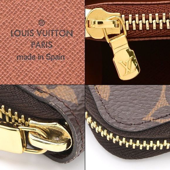 Louis Vuitton Long Zip Brown Zippy Wallet Organizer Monogram - Picture 5 of 6